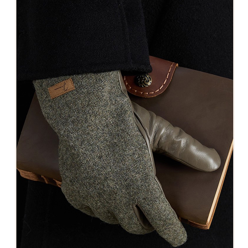 Wool Glove Lined - Men's Touchscreen Winter Gloves Russia Cool