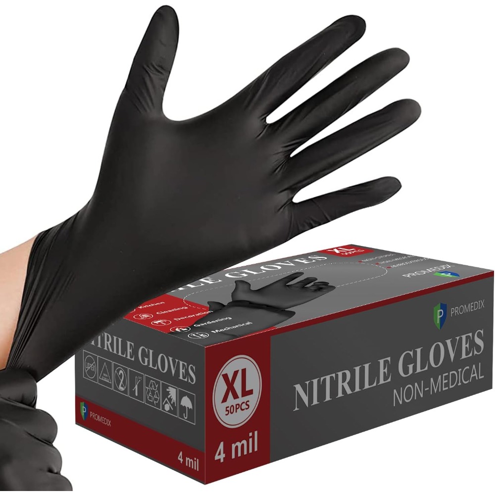 Exam Glove Nitrile - Nitrile Disposable Gloves 4 Mil 100