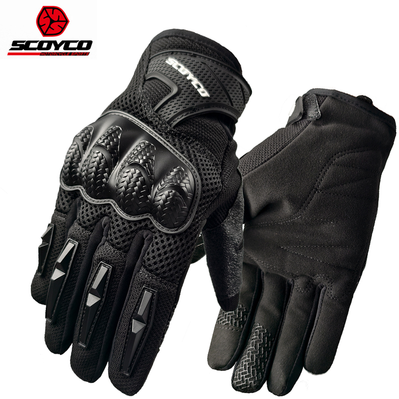 Cycling Glove Padded - Scoyco Motorcycle Riding Gloves Touch Screen