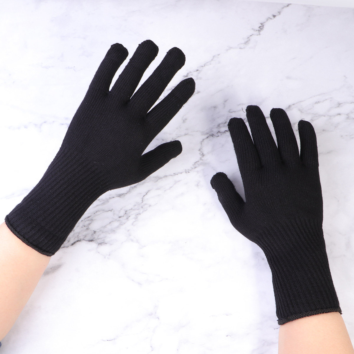Heat Resistant Glove - 2Pairs Heat Resistant Gloves for Hair