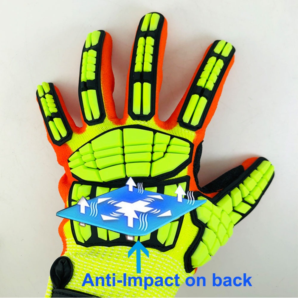 Work Glove Impact - NMSafety Cắt Chống Nước 5 An