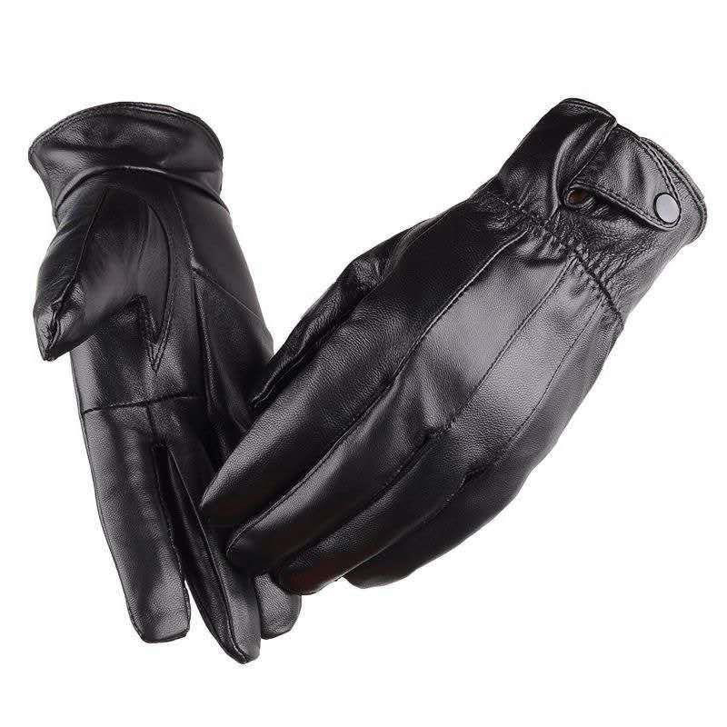 1pair Men's PU Leather Winter  - đánh giá và giá Leather Driving Glove