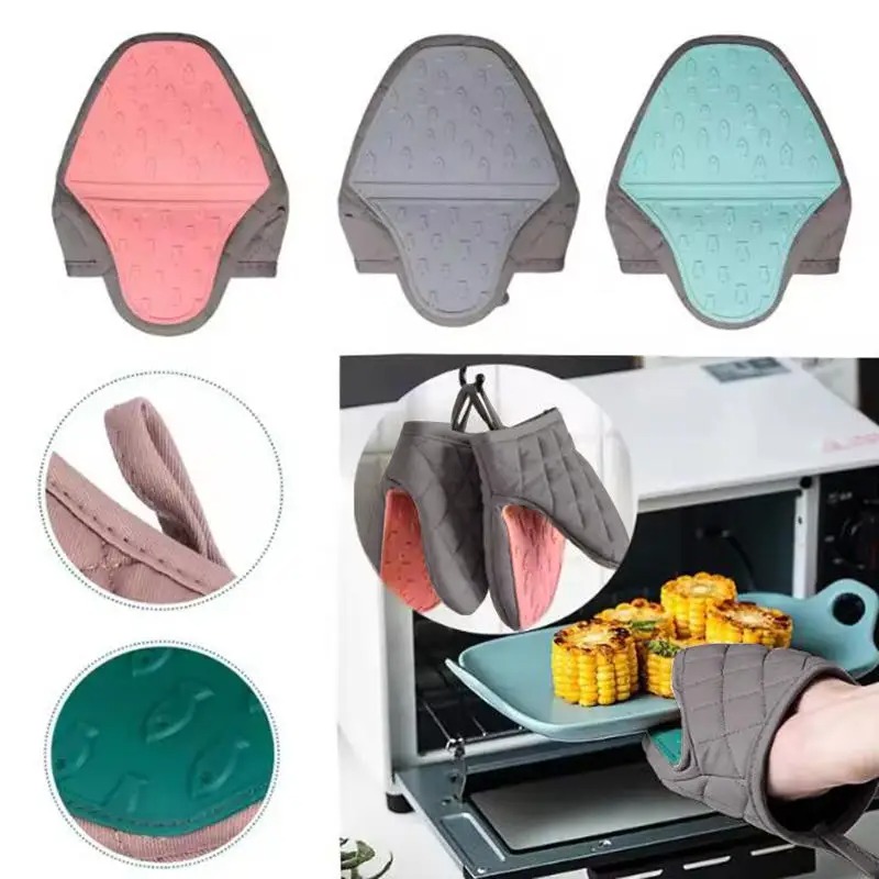 1PC Silicone Anti-scalding Ove - đánh giá và giá Oven Mitt Silicone