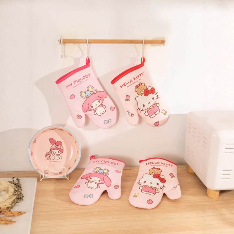 Hello Kitty Kuromi Silicone Gl - đánh giá và giá Oven Mitt Silicone