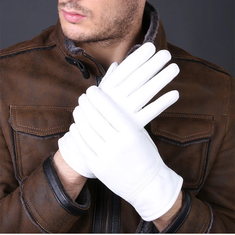 2025 Winter Genuine Leather Wh - đánh giá và giá Leather Driving Glove