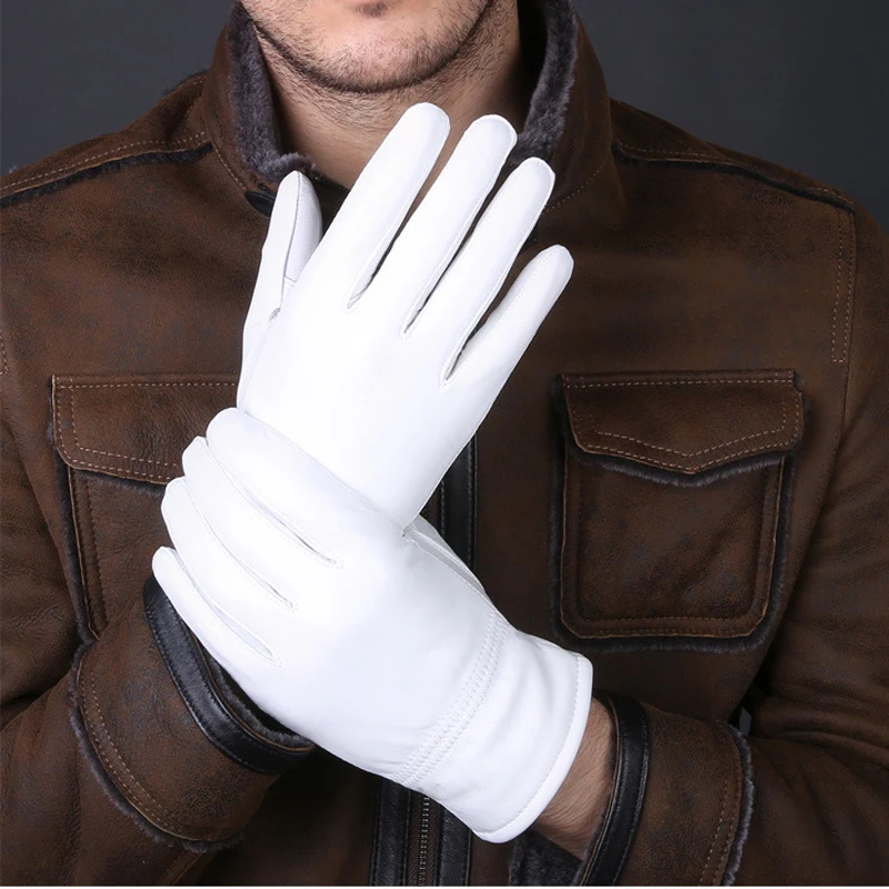 2025 Winter Genuine Leather Wh - đánh giá và giá Leather Driving Glove