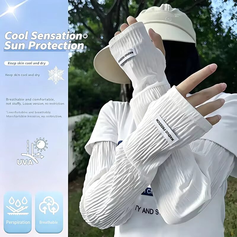 Summer Loose Ice Silk Uv Prote - đánh giá và giá Fingerless Glove Knit
