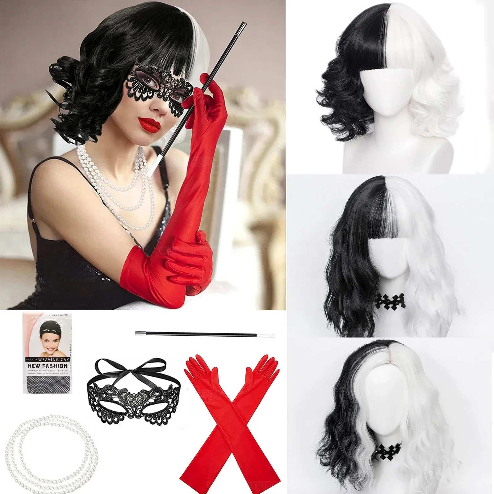 Anime Cruella de Vil Cosplay W - đánh giá và giá Heat Resistant Glove