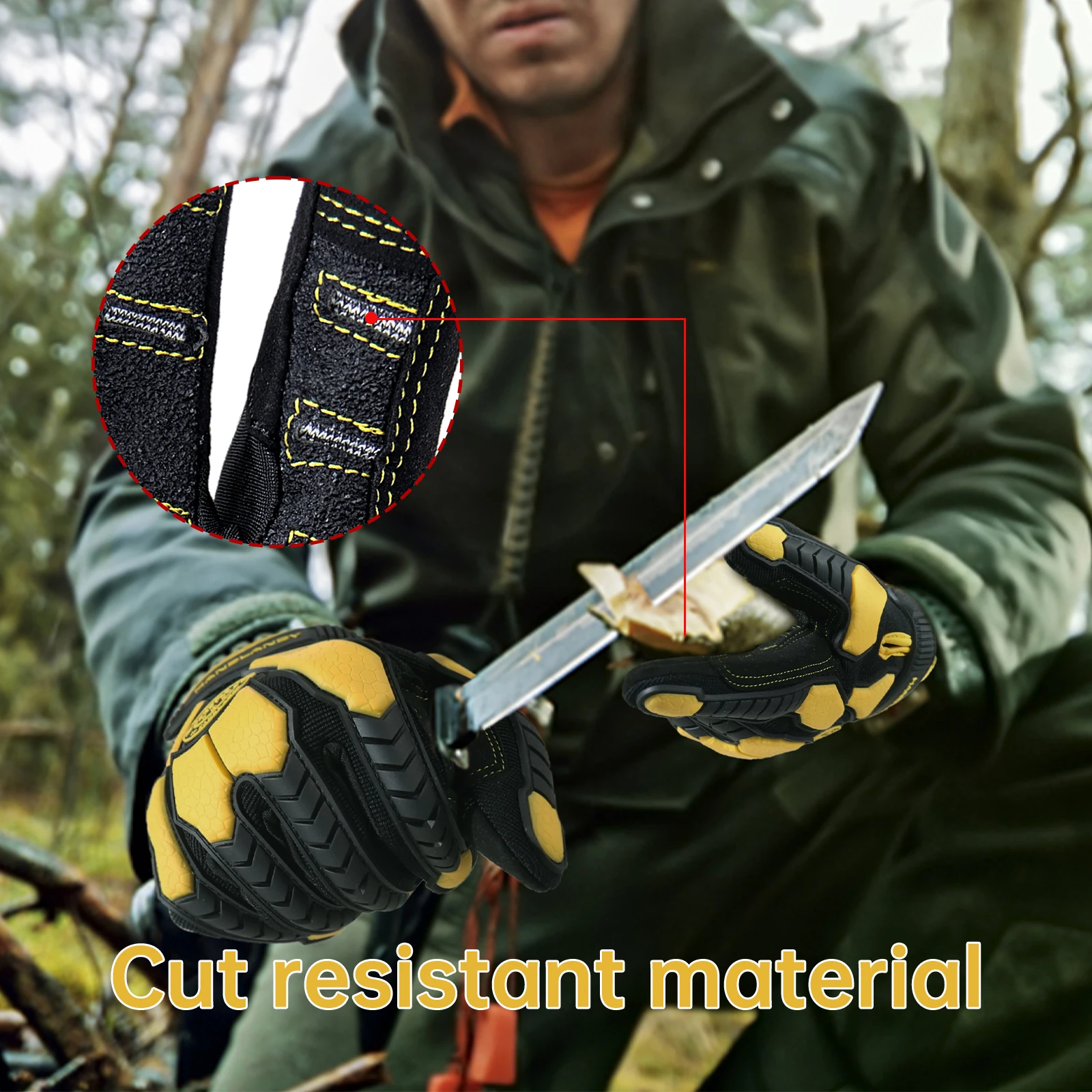 Heavy Duty Work Gloves, Cut 6  - đánh giá và giá Work Glove Impact