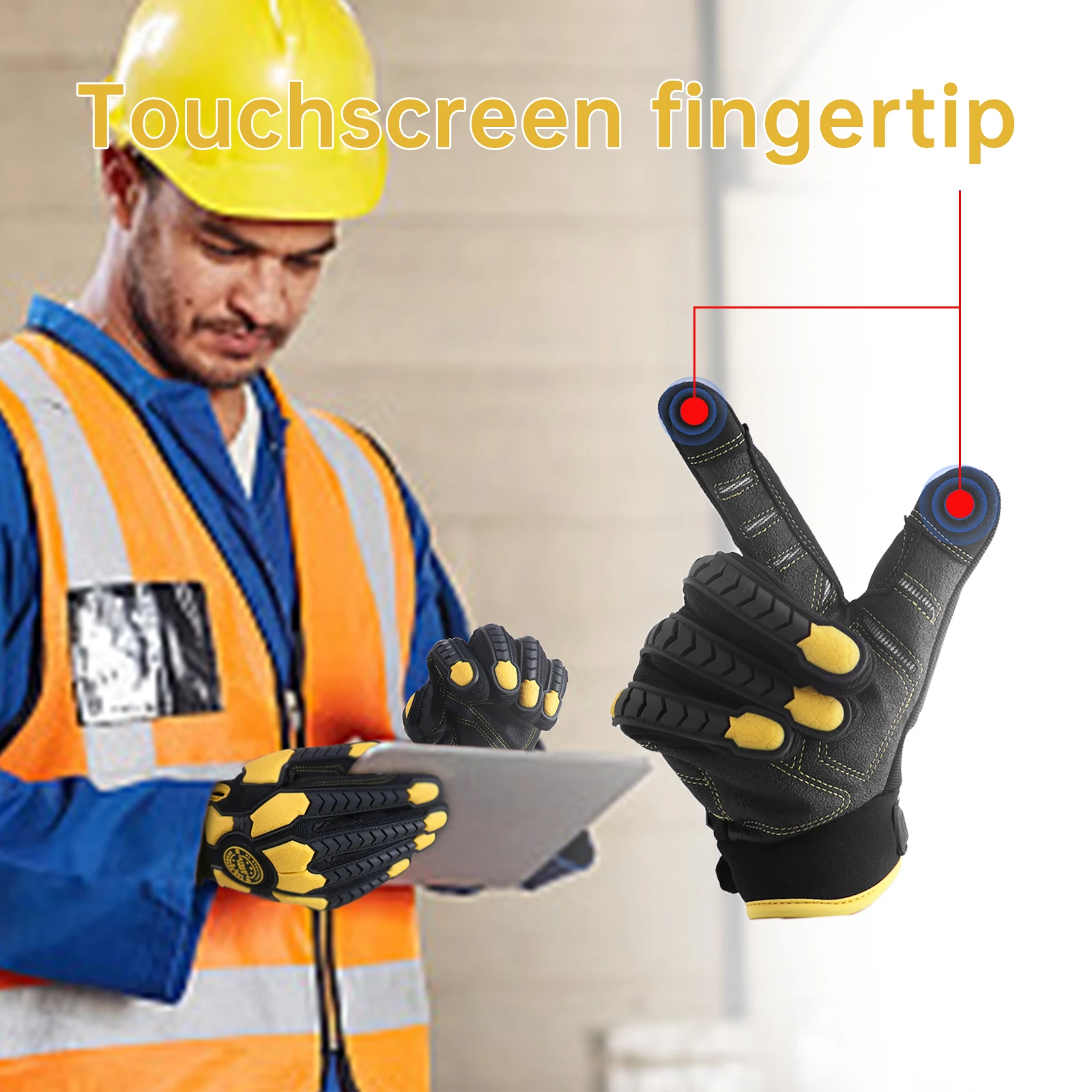 Heavy Duty Work Gloves, Cut 6  - đánh giá và giá Work Glove Impact