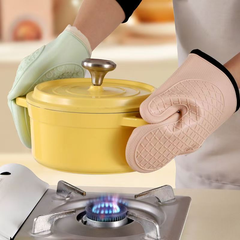 2pcs heat insulation gloves, a - đánh giá và giá Oven Mitt Silicone