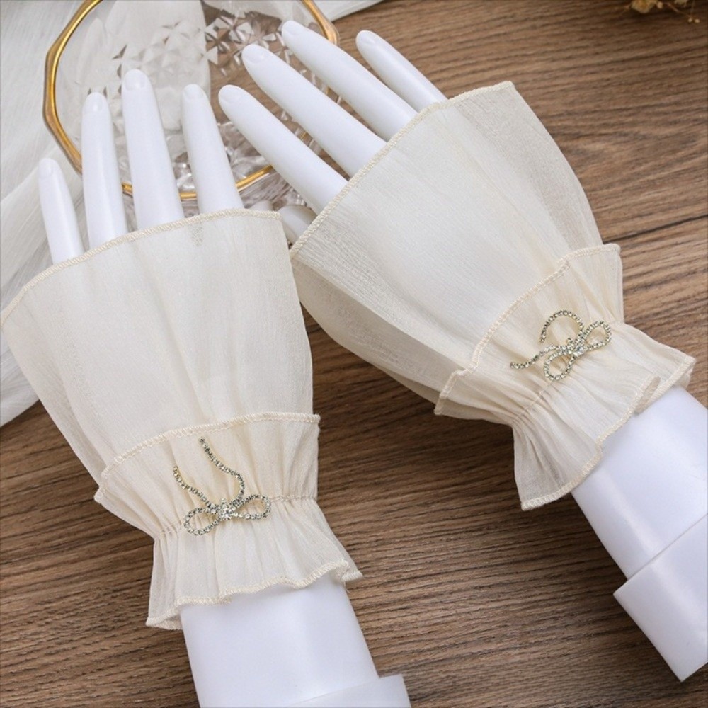 Ruched Pleated Detachable Cuff - đánh giá và giá Fingerless Glove Knit