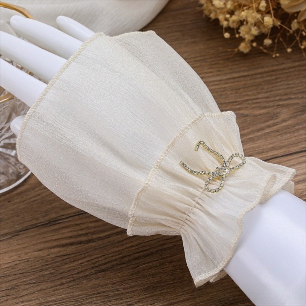 Ruched Pleated Detachable Cuff - đánh giá và giá Fingerless Glove Knit