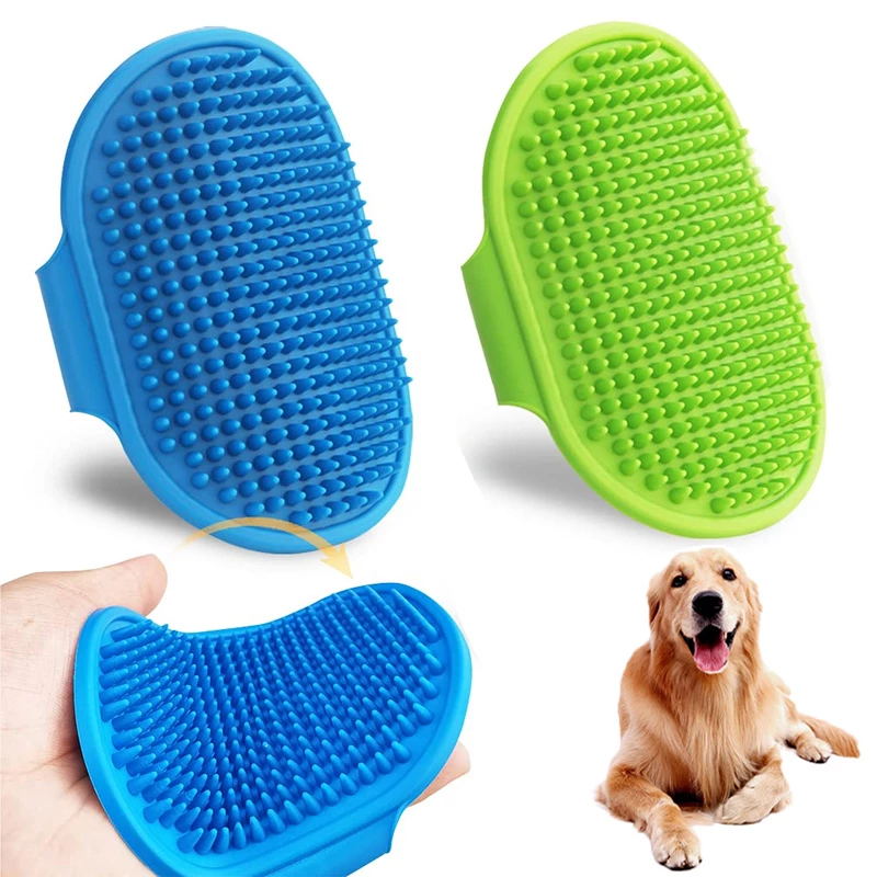 Pet Cleaning Brush Dog Cats Ba - đánh giá và giá Rubber Glove Cleaning