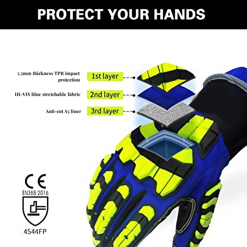 XYEHS ANSI CUT A5 Rescue Extri - đánh giá và giá Work Glove Impact