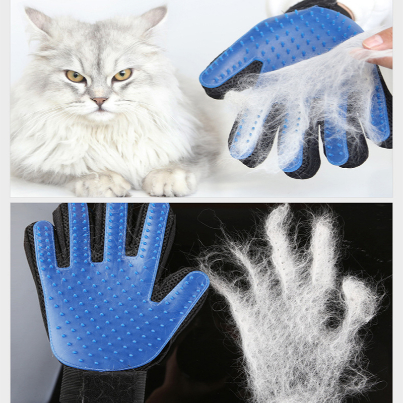 Pet Grooming Gloves Silicone B - đánh giá và giá Rubber Glove Cleaning