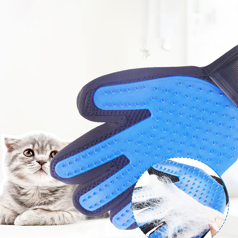 Pet Grooming Gloves Silicone B - đánh giá và giá Rubber Glove Cleaning