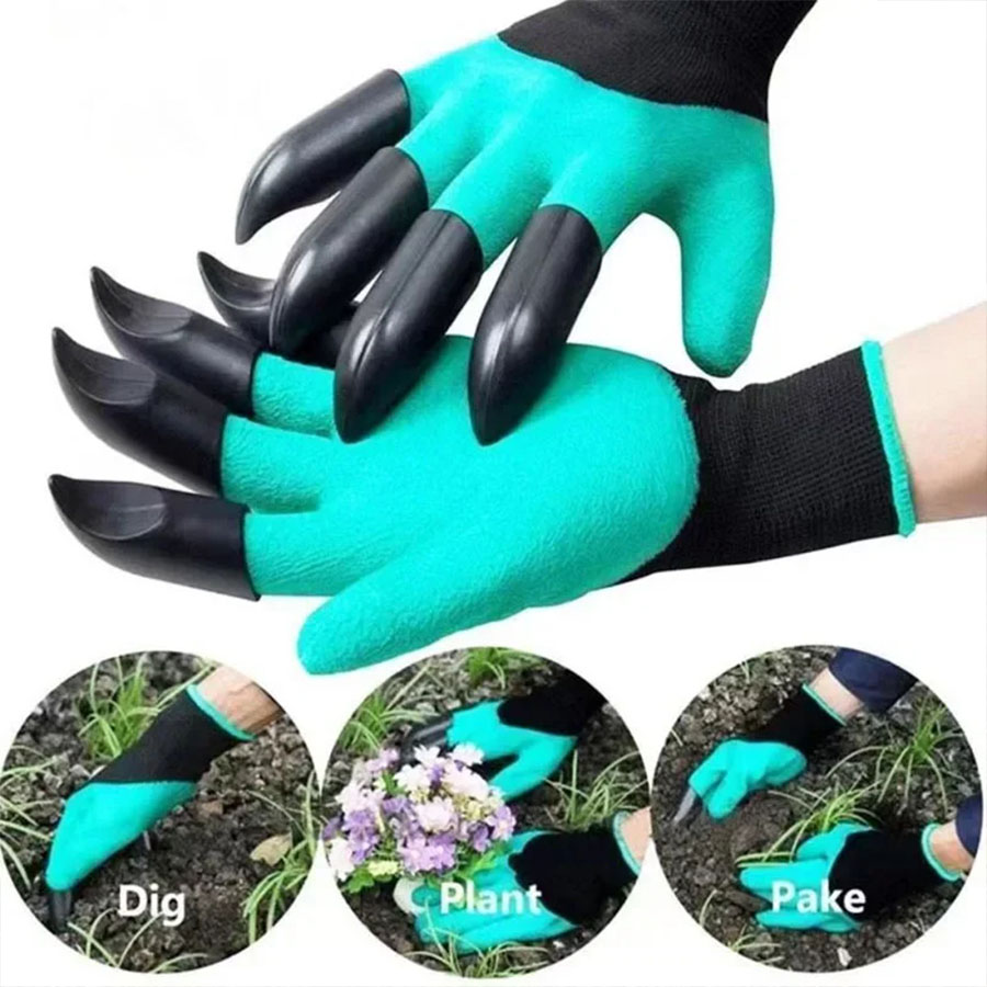 1Pair Gardening Gloves with Cl - đánh giá và giá Gardening Glove Waterproof