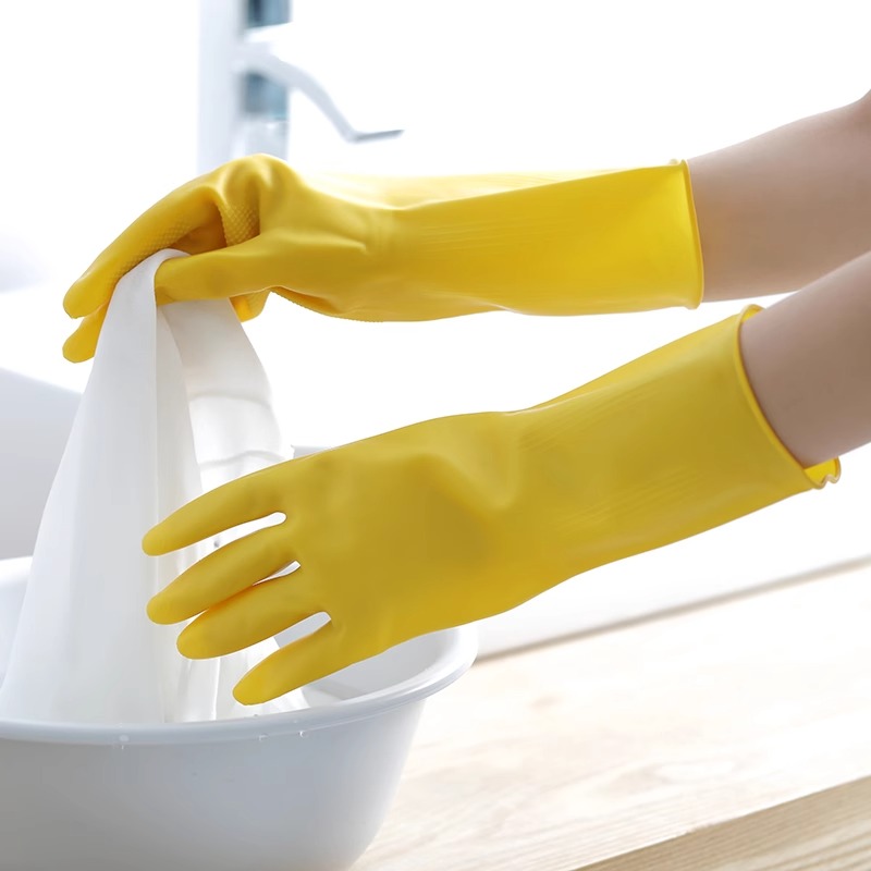 3 Pairs of Household Gloves Ho - đánh giá và giá Dish Glove Rubber