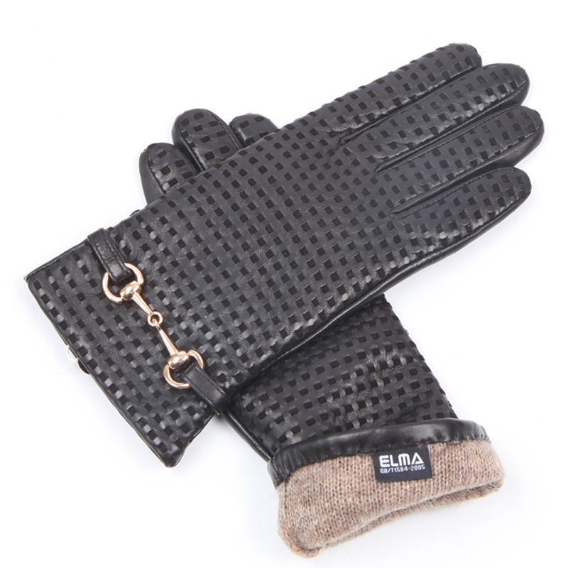 Real Leather Gloves Female The - đánh giá và giá Wool Glove Lined