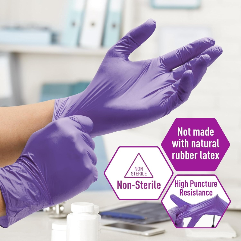 Soft Max Purple Nitrile Gloves - đánh giá và giá Exam Glove Nitrile