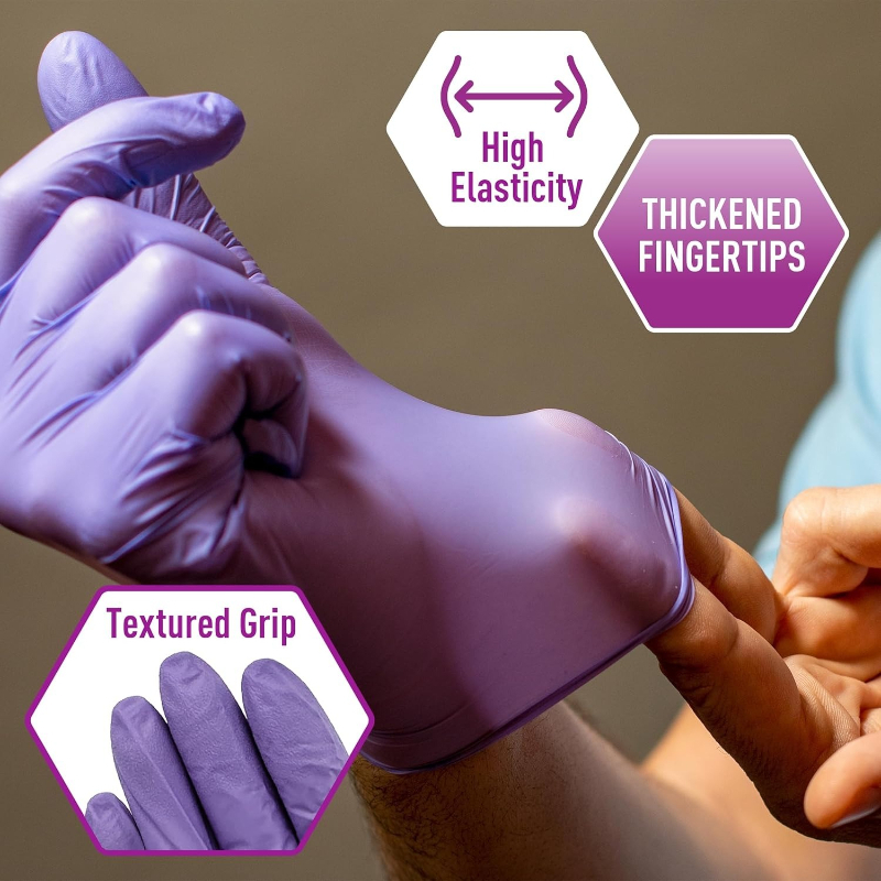 Soft Max Purple Nitrile Gloves - đánh giá và giá Exam Glove Nitrile