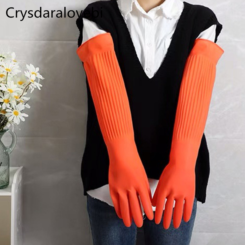 45/55cm Chống Nước Tay Gia Ấm  - đánh giá và giá Rubber Glove Cleaning