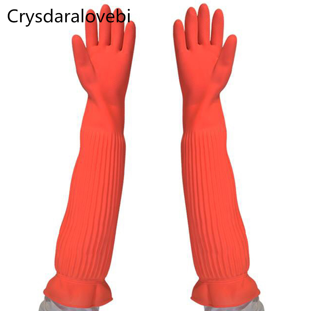 45/55cm Chống Nước Tay Gia Ấm  - đánh giá và giá Rubber Glove Cleaning
