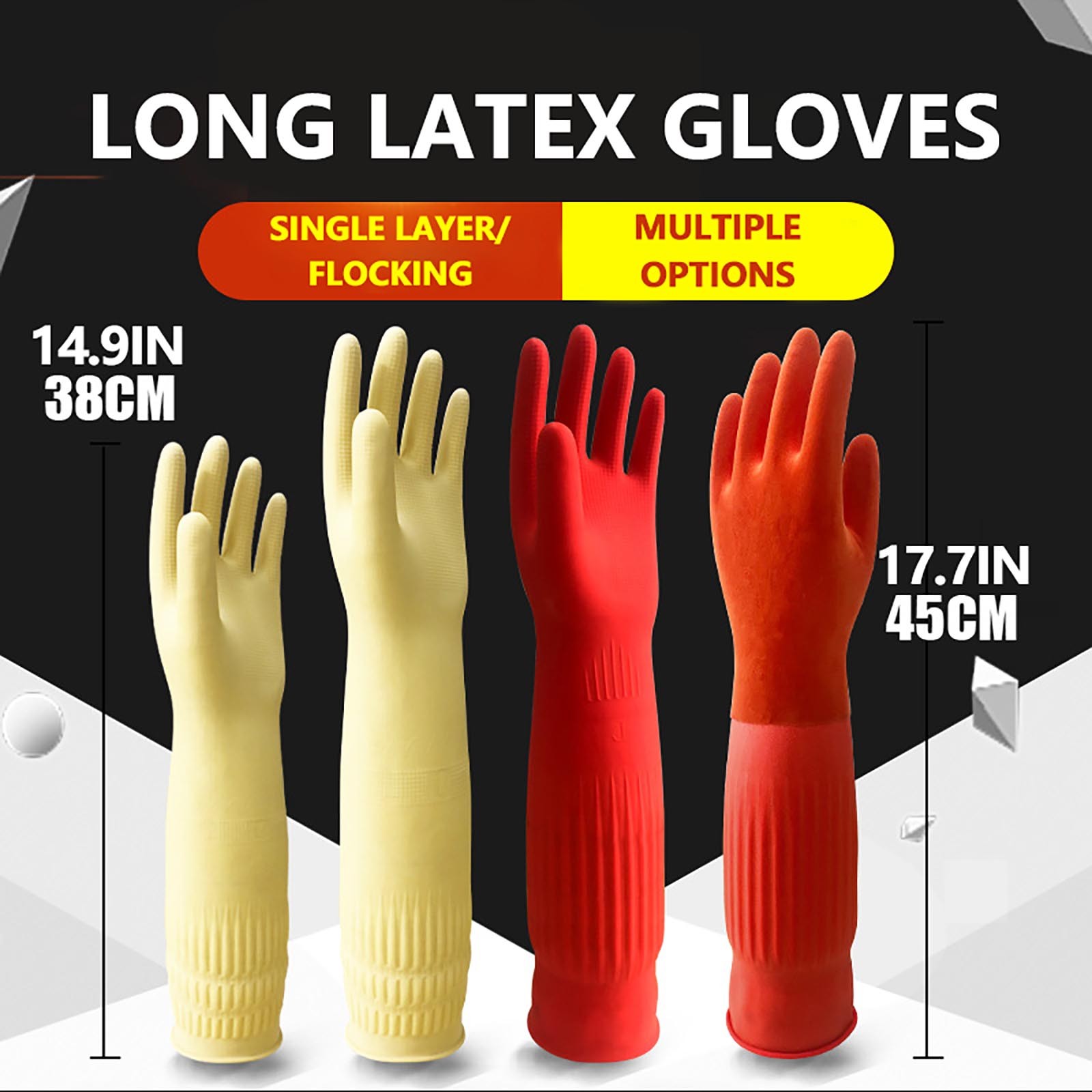 1pair Flexible Comfortable Rub - đánh giá và giá Dish Glove Rubber