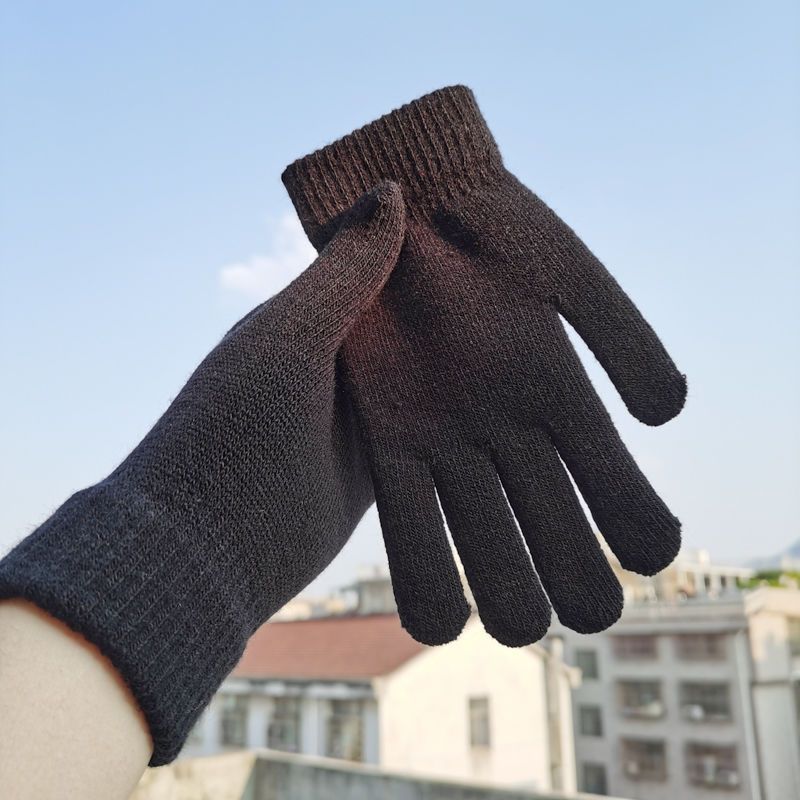 Men's and Women's Knitted Wool - đánh giá và giá Wool Glove Lined