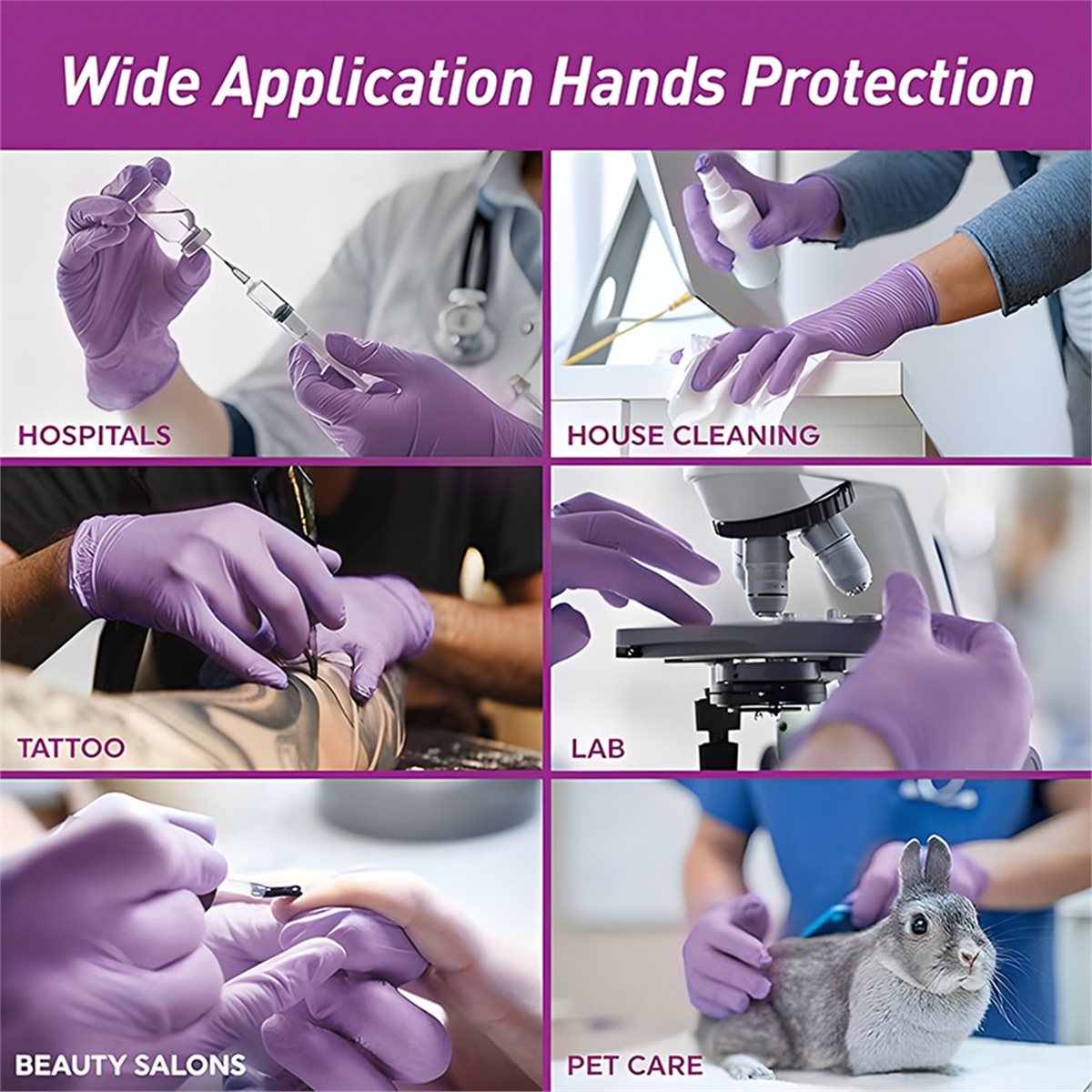 HITL 100pcs Nitrile Exam Glove - đánh giá và giá Exam Glove Nitrile