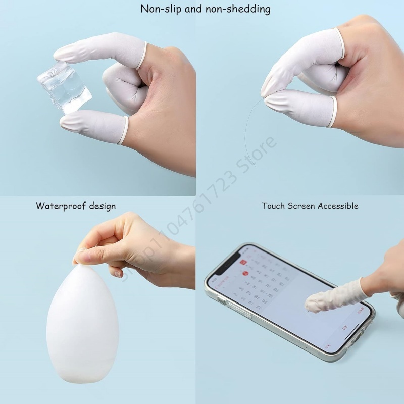 100Pcs Disposable Finger Cover - đánh giá và giá Latex Disposable Glove