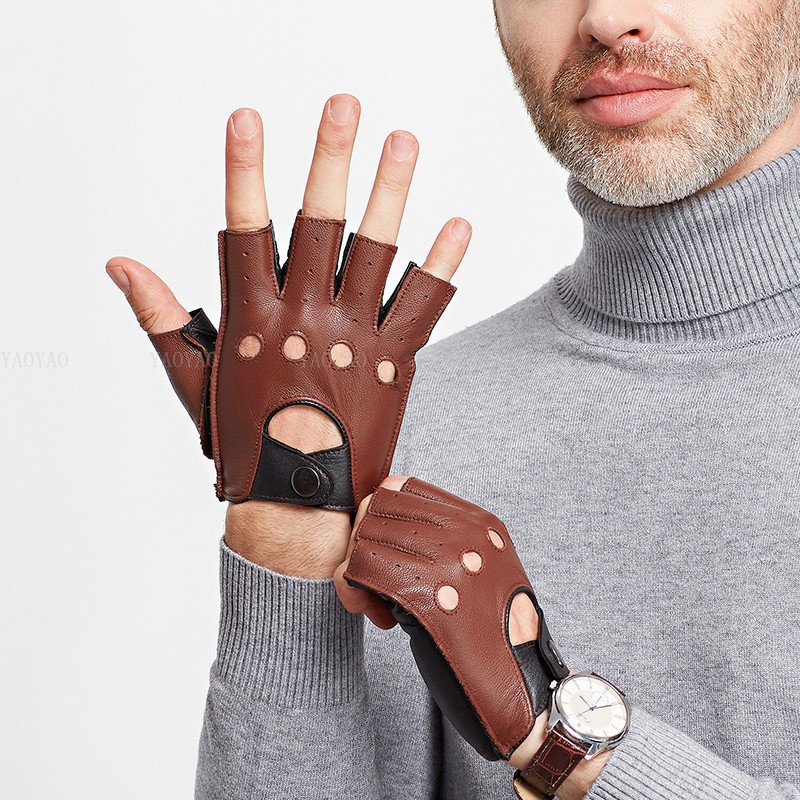 Mùa Xuân Male100 % Nguyên Chất - đánh giá và giá Leather Driving Glove