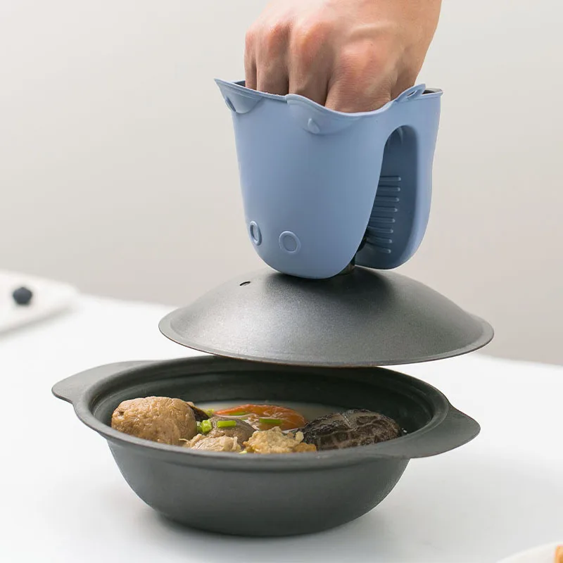 Thickened High-Temperature Res - đánh giá và giá Oven Mitt Silicone