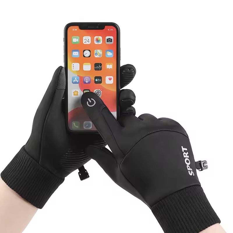 Black Winter Warm Full Fingers - đánh giá và giá Ski Glove Waterproof