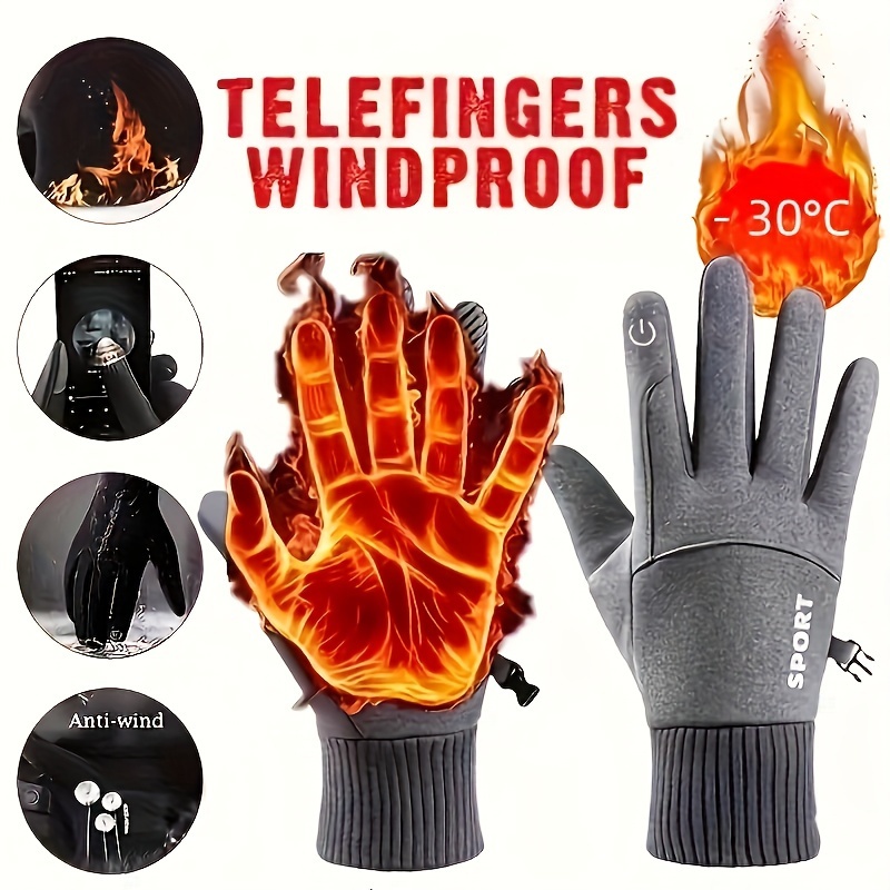 Winter Cycling Gloves Windproo - đánh giá và giá Ski Glove Waterproof