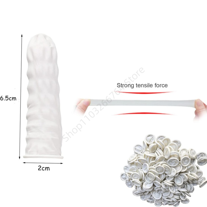100Pcs Disposable Fingertips P - đánh giá và giá Latex Disposable Glove