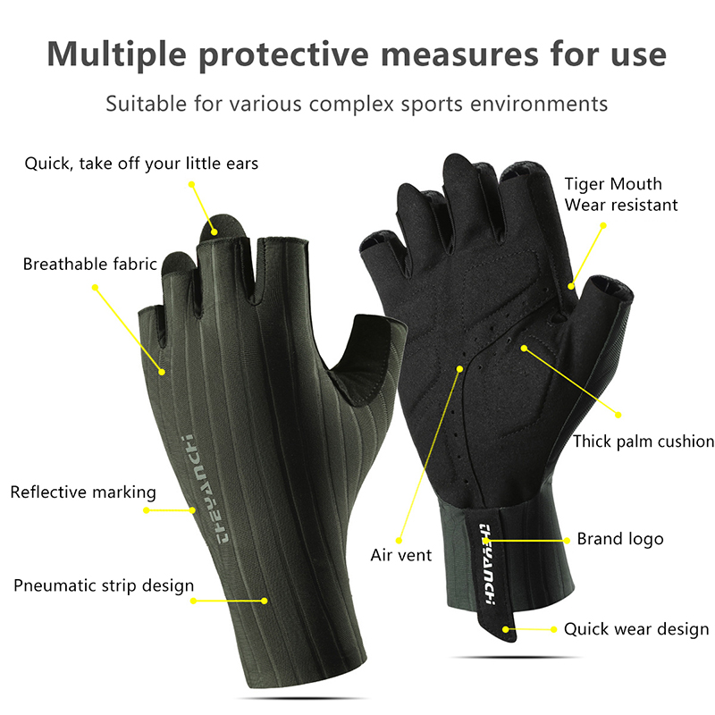 Summer Breathable Half Finger  - đánh giá và giá Cycling Glove Padded