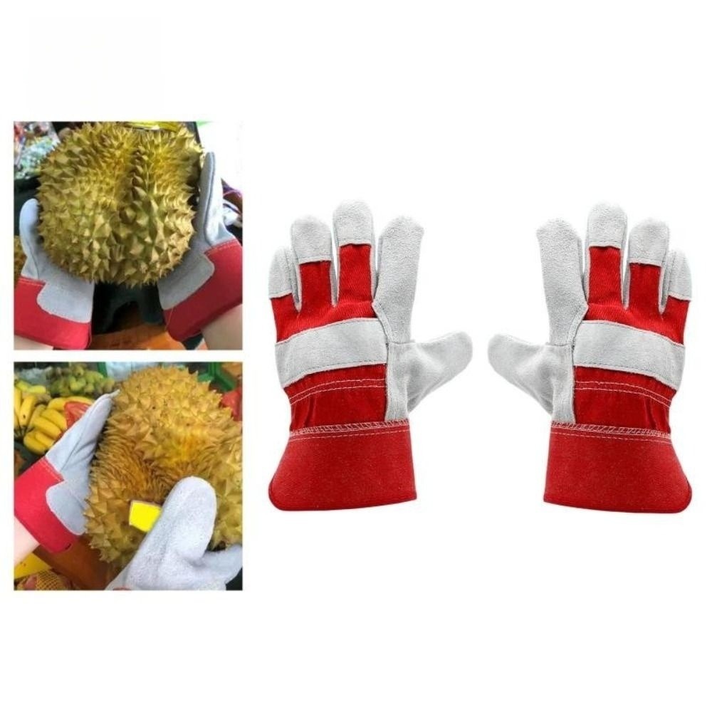 Cowhide Leather Gardening Glov - đánh giá và giá Cut Resistant Glove