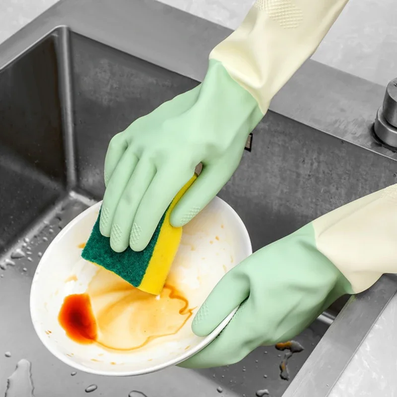 Thickened Kitchen Gloves, Dish - đánh giá và giá Dish Glove Rubber