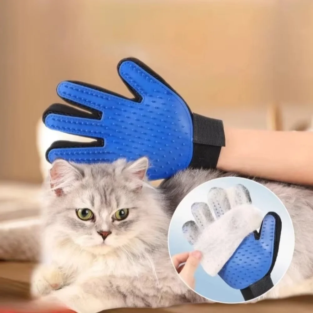 Pet Cat Dog Grooming Gloves Ca - đánh giá và giá Rubber Glove Cleaning