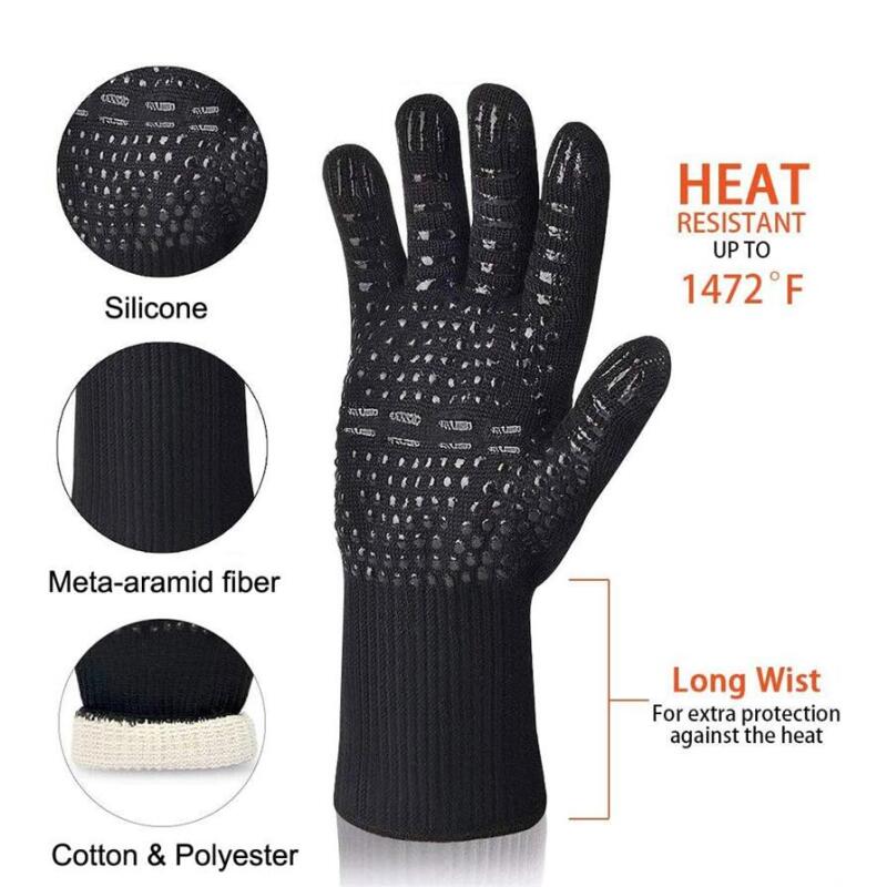 Explosive High Temperature Glo - đánh giá và giá Oven Mitt Silicone
