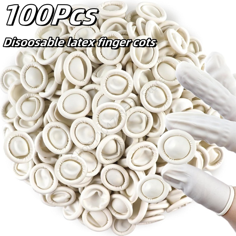 100Pcs Disposable Finger Cover - đánh giá và giá Latex Disposable Glove