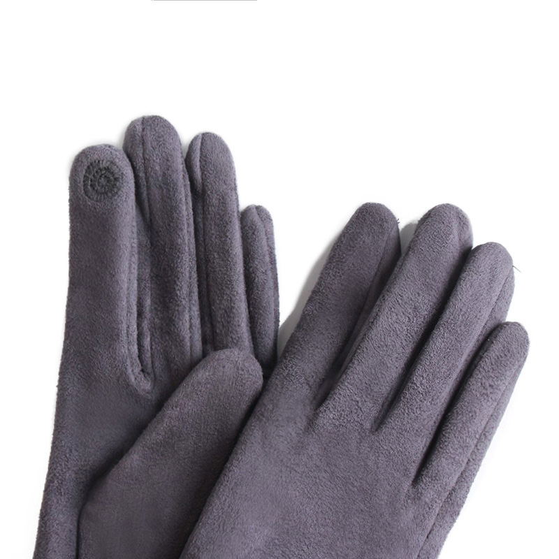 Mùa Đông Nữ Da Lộn Thắt Nơ San - đánh giá và giá Leather Driving Glove