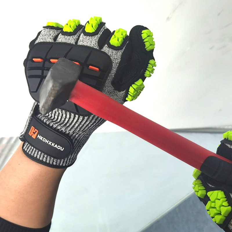 New TPR Mechanical Anti-Impact - đánh giá và giá Work Glove Impact