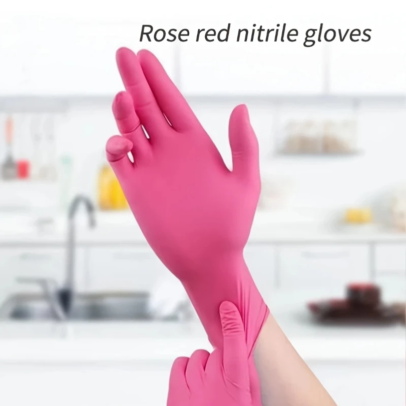 Fuchsia Nitrile Disposable Glo - đánh giá và giá Latex Disposable Glove