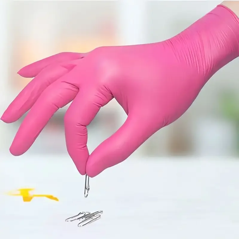 Fuchsia Nitrile Disposable Glo - đánh giá và giá Latex Disposable Glove