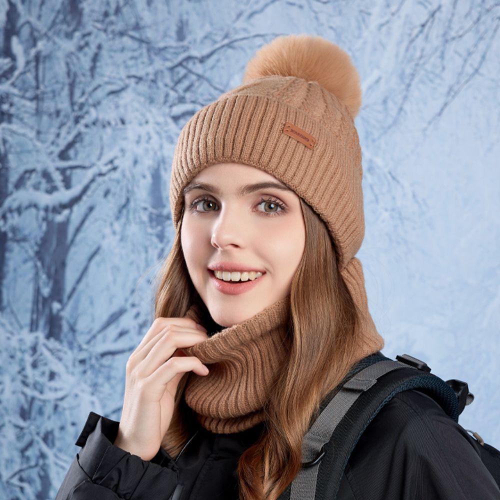 3pcs Simple Solid Color Hat Sc - đánh giá và giá Wool Glove Lined