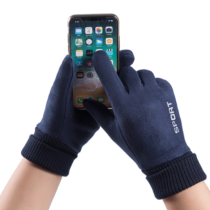 Nam Mùa Đông Da Lộn Da Sang Tr - đánh giá và giá Leather Driving Glove