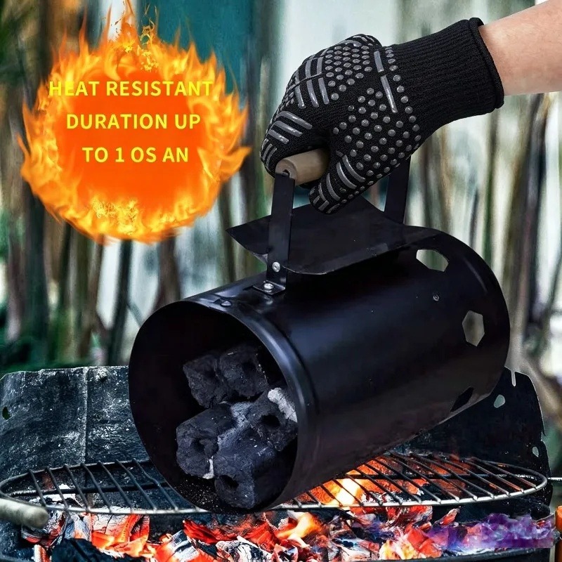 1pc/1 pair of Barbecue gloves  - đánh giá và giá Oven Mitt Silicone